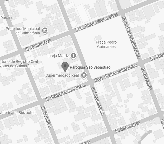 Mapa da Paróquia São Sebastião